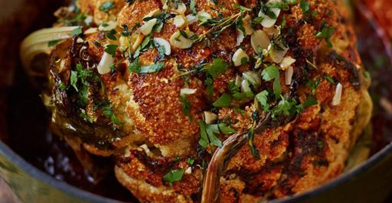 Whole Roasted Cauliflower