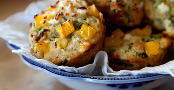 Pumpkin & Sage Savoury Muffins