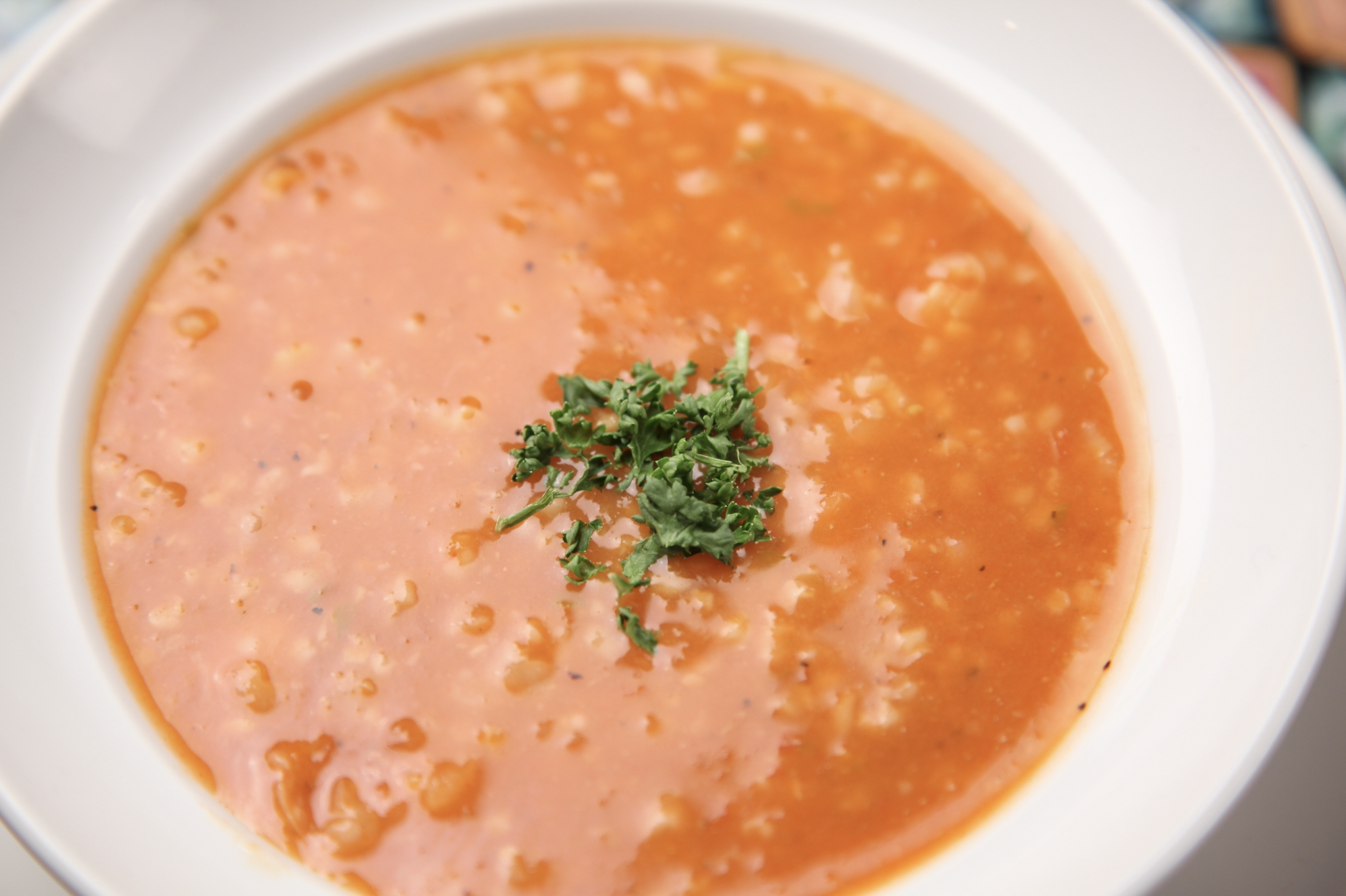 Red lentil and chickpea chilli