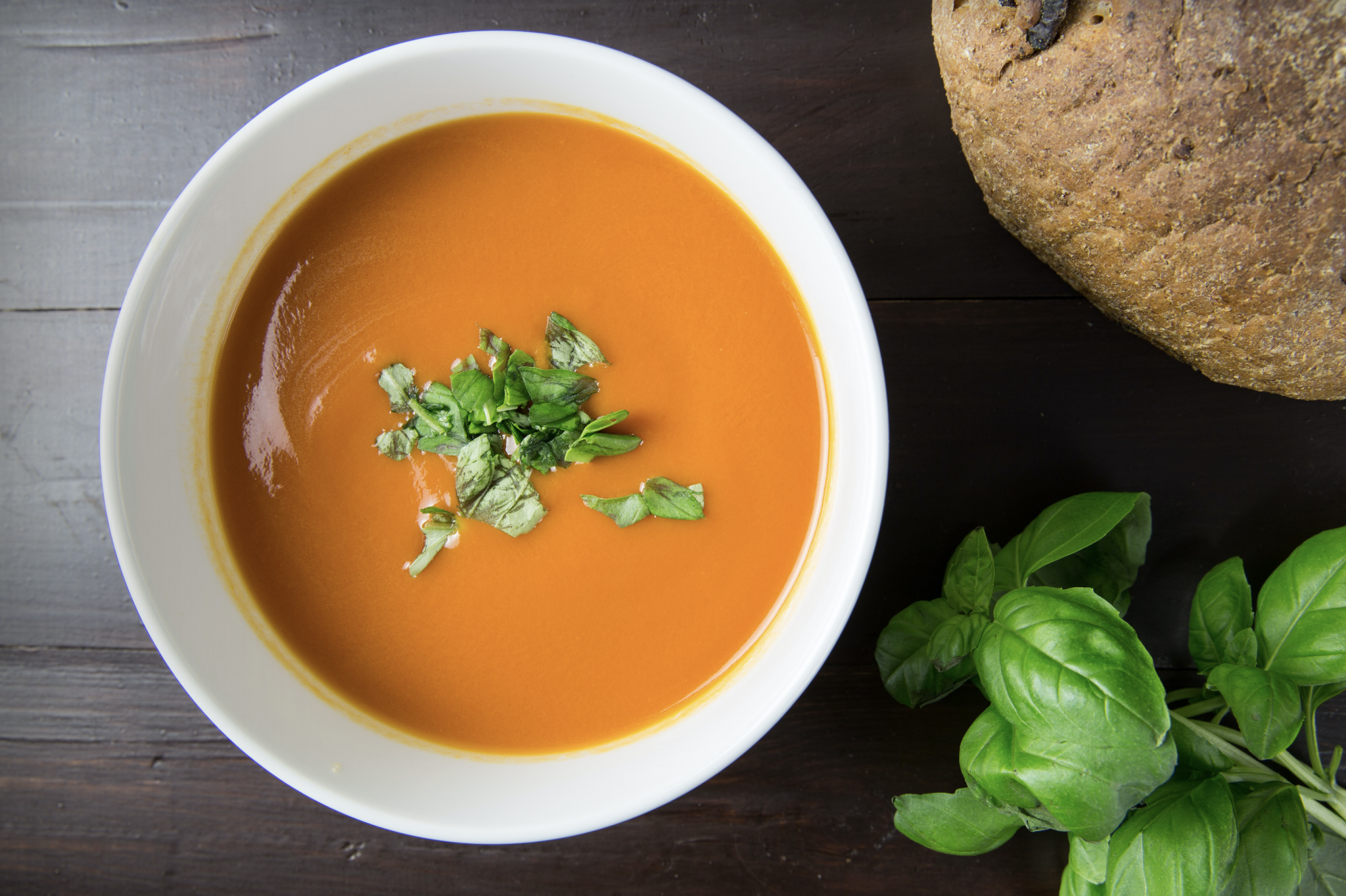 pumpkin-soup-with-garlic-bread-vegan-vegetarian-recipe