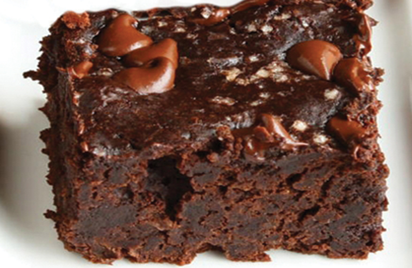 Decadent black bean brownies