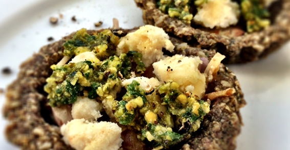 Onion & Nut Feta Tartlet