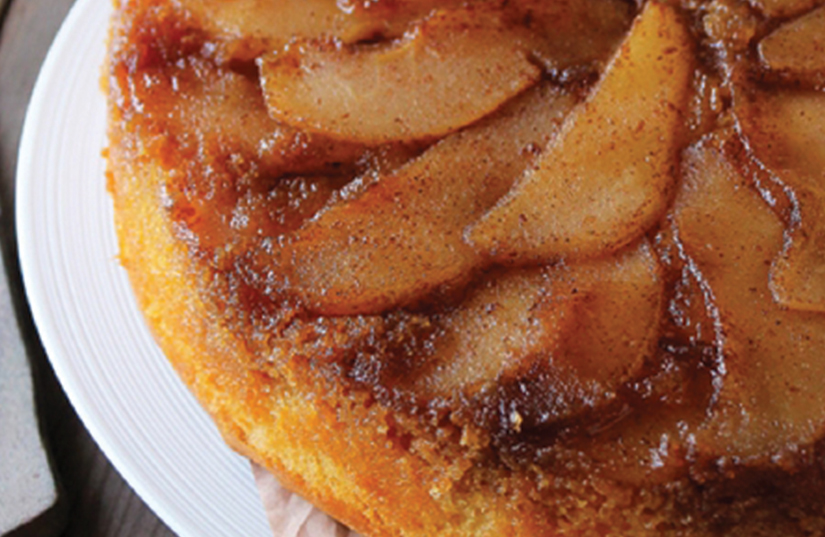 Pear & Apple Upside-Down Cake