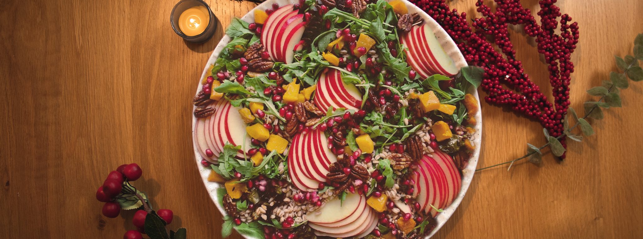 Festive Christmas Salad - Vegan - Vegetarian Recipe