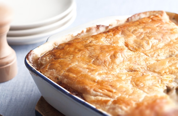 Cheesey vegetable pie