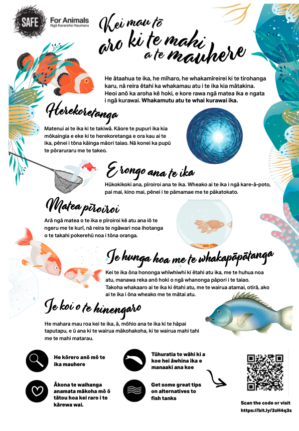 Te Reo Māori black and white infographic