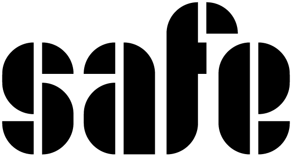 SAFE for Animals Logo, Black